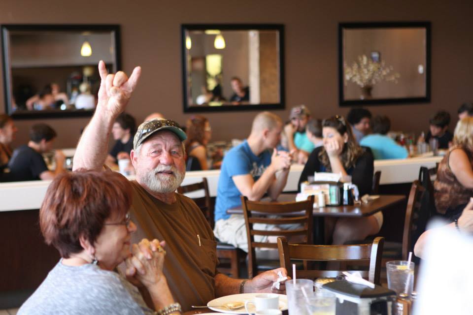 Happy customers dining at The Pancakery Destin