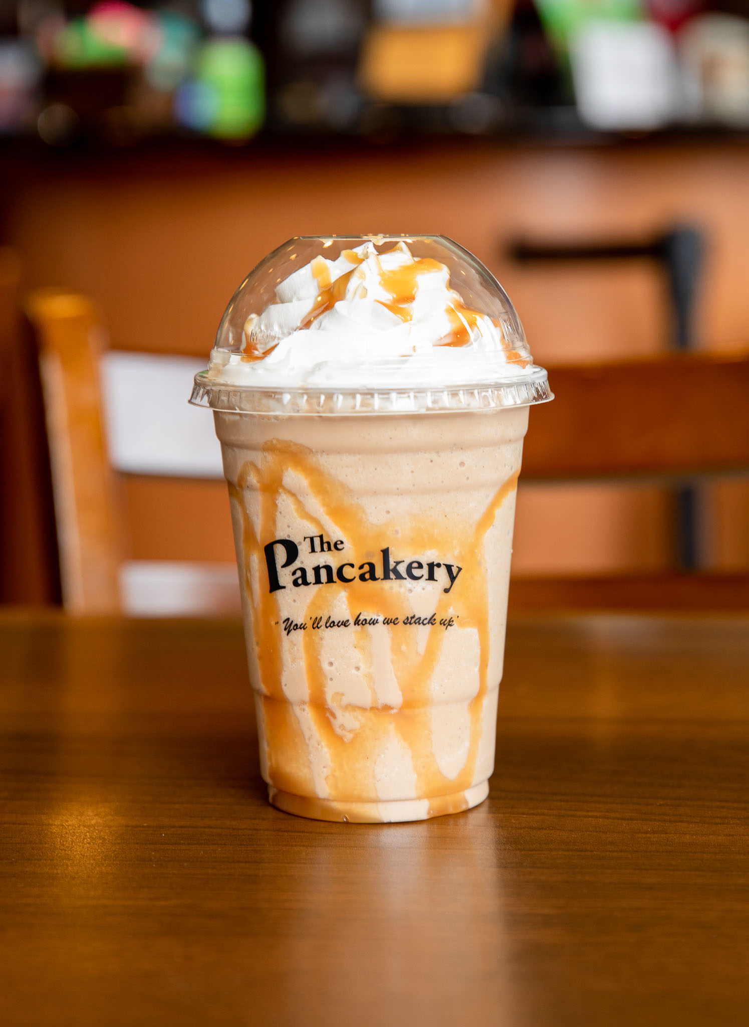 Mocha, Caramel, or Coffee Frappe at The Pancakery