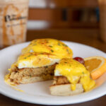 Crabcake Eggs Benedict at The Pancakery