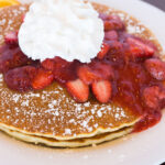 Strawberry Fields Gourmet Pancakes at The Pancakery