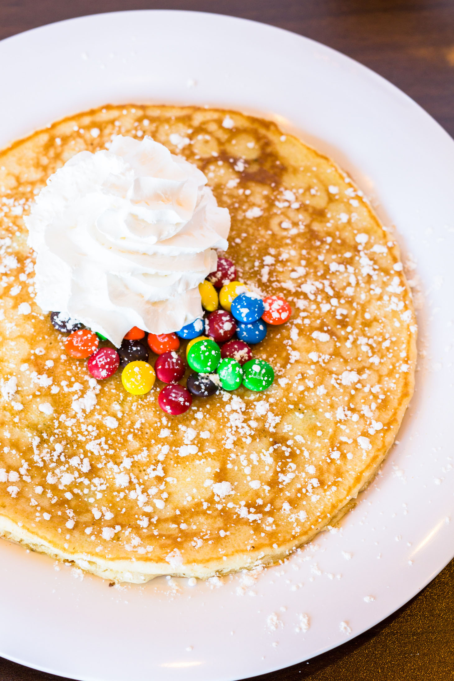 M&M Pancake at The Pancakery